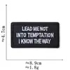 Parches bordados al por mayor transfronterizos, insignias bordadas rectangulares, parches decorativos en inglés para chaqueta de trabajo retro americana