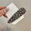 Pasador de Pelo Coreano Dongdaemun Nuevo con Forma de Corazón y Pedrería Moda Pinza para Flequillo Pinza de Pelo Completa de Pedrería Pinza de Pelo de Lujo Ligero para Mujeres