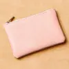 Porta-moedas com zíper Mini Bolsa Pequena Feminina Novo Estilo Carteira Pequena Bolsa para Cartões Moda Masculina Portátil Armazenamento de Chaves Bolsa de Moedas