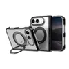 Funda de Teléfono Star Shield con Soporte Giratorio para Apple 18Duo Superventas Color Translúcido con Sensación de Piel Plegable Izquierda y Derecha Rojo Cereza