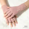 Guantes de Medio Dedo de Otoño e Invierno, Guantes Cálidos y a Prueba de Frío de Terciopelo Alemán, Guantes Táctiles sin Dedos para Escritura Flexible, Guantes de Ciclismo de Dedo Dividido y Dedo Completo