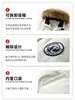 Parka de Trabajo Woodpecker para Hombres y Mujeres 2025 Nueva Invierno Cuello de Piel Engrosada Forro Polar Chaqueta de Plumas Súper Bonita