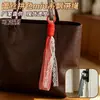 Nuevo Colgante de Bolso de Encaje Miu Lanyard de Teléfono Dopamina Llavero de Encaje Adorno Tejido Colorido DIY