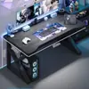 Escritorio de computadora, juego de mesa y silla para escritorio en casa, escritorio simple para dormitorio, escritorio de oficina, escritorio de escritura, mesa de juego para casa de alquiler