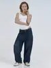 Calças Femininas Personalizadas Roupas Elegantes Fonte de Fábrica Oem Processamento Personalizado em Pequenos Lotes Jeans Feminino Transfronteiriço