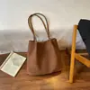 2026 Nova Bolsa de Ombro Único com Textura de Tecido para Mulheres Couro Macio de Alta Qualidade Bolsa Cesta Tote Grande Capacidade para o Dia a Dia Portátil