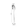 Cuchillo y Tenedor Cuchara de Acero Inoxidable al por Mayor Cuchara de Mesa para el Hogar Cuchillo y Tenedor para Filete Estilo Occidental Cuchara para Postre Café Tenedor para Fruta Vajilla