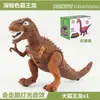 Amazon Transfronterizo Caminando Luminoso Dinosaurio Eléctrico Mini Dinosaurio Llamada de Simulación Niños Juguete Eléctrico de Simulación Lote