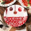 Venta Flash Navidad Juego de Vajilla Desechable Plato de Papel Vaso de Papel Decoración Navideña Servilleta de Papel Vajilla para Fiesta Navideña Plato de Papel