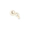Pendientes de perla clara, tapones para los oídos, joyería DIY, accesorios de joyería hechos a mano, material