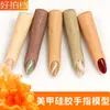 Dicas de Prática de Nail Art Ferramenta de Prática com Dedo Falso Articulações Flexíveis Textura Clara Manequim Dedo Falso