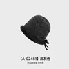 Gorro de otoño e invierno para niños, cálido gorro de lana con rizos, para todo tipo de rostro, gorro pequeño para el frío, gorro de punto de moda para cabeza grande