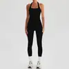 Conjunto de Sutiã Esportivo de Manga Curta com Gola Halter e Bolso para Corrida e Yoga Calça Longa e Curta para Mulheres