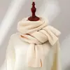Bufanda de Punto Estilo Coreano para Mujer en Oferta, Nuevo Modelo de Invierno, Calentador de Cuello de Lana de Color Sólido, Casual y a la Moda, Bufanda Cálida Estilo Japonés