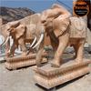 Fábrica em estoque escultura em pedra Elefante decoração fábrica portão hotel portão auspicioso Elefante pôr do sol vermelho escultura em pedra Quyang escultura em pedra