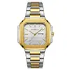 2026 Novo Modelo Quadrado Patek Moda Calendário Pulseira de Aço Masculino Negócios Transfronteiriço Cronógrafo Moda À Prova D'água Relógio de Quartzo