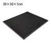 Venta directa de fábrica nuevo posavasos de bar de silicona negro cuadrado rectangular redondo de alta calidad