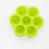 Caja suplementaria de silicona para bebé Caja de suplemento alimenticio de silicona Procesamiento de 7 orificios DIY helado molde de hielo