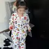 Pijama de Algodón Nube para Niños 2026, Primavera y Otoño, Dibujos Animados para Niñas, Conjunto de Manga Larga y Pantalones Largos, Ropa de Casa para Niños y Niños Mayores