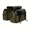 [Nuevo Producto] Bolsa Lateral para Bicicleta, Bolsa de Alforja Trasera, Bolsa de Lona para Asiento Trasero de Bicicleta de Montaña para Ciclismo, Motocicleta, Gran Capacidad