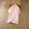 Falda Bordada Artística de Algodón y Lino Vintage para Mujer, Falda de Corte A Bordada Holgada Estilizadora Estilo Chino con Dobladillo Ancho