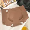 Ropa interior fina de verano 10A antibacteriana sin costuras para mujer, tela de piel de leche, entrepierna 100% algodón, transpirable, de cintura media, de secado rápido
