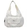 Nova Bolsa de Ombro com Laço e Bolinhas para Mulheres, Estilo College, Bolsa de Viagem Casual de Nicho para Estudantes Universitários