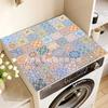 Alfombrilla para lavadora de tambor transfronteriza, impermeable, con protector solar, antideslizante, para cocina, escurridor de tazas, para mesa