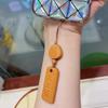 Pingente de Celular Premium de Sândalo, Estilo Vintage, Cordão Criativo Personalizado, Pingente de Pen Drive, Acessório Curto Antiperda para Mulheres e Homens