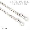Cadena Universal Transfronteriza Ins Popular Correa de Hombro Metálica Accesorios de Herrajes para Equipaje Cadena para Bolso Correa para Bolso Cadena Plana Recta