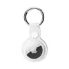 Adequado para Apple Airtag Leather Case PU Leather Short Anti-Lost Locator Keychain Pet Tracker Case