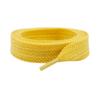 Cadarços Kuro Gold Planos Camada Única Alargados 2cm Poliéster Cor Pura Adequados para Sapatos Casuais Sapatos Esportivos Cadarços para Tênis