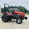 Tractor de Perfil Bajo Tipo Huaxuan 504, Giro Flexible, Vehículo Pequeño de Cuatro Ruedas, Tractor Agrícola Multifunción Diésel