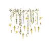 Adhesivos de pared decorativos de vid de flores de planta verde para sala de estar, porche, dormitorio, removibles, de PVC autoadhesivo, pintura, entrega en 24-48 horas