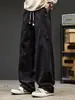 Pantalones de Trabajo Retro Americanos para Hombre, Temporada de Primavera y Otoño, Pantalones Anchos Sueltos y Caídos, Nuevos Pantalones Largos Deportivos Casuales Sueltos