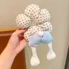 Goma para el pelo de Kuromi con forma de flor de trasero para niñas, linda goma para moño, accesorio para el pelo