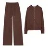 [En Stock] Conjunto de Sudadera y Pantalón de Chándal LD de Corte Ajustado, Chaqueta Deportiva LD de Corte Ajustado para Mujer, Ropa Deportiva para Yoga, Transfronterizo
