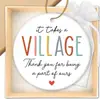 Colgantes acrílicos navideños de moda, decoraciones temáticas de vacaciones del extranjero, accesorios para mochilas, regalos creativos de vacaciones