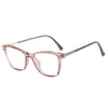 Nuevos Marcos Decorativos de Moda Lisos de Estilo Pueden Ser Equipados con Marcos Cat-Eye Transfronterizos Tr90 con Receta, Lentes para Teléfono con Bloqueo de Luz Azul