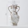 Jarrón de Cerámica Estilo Shumen Wabi-Sabi Retro Cerámica Jarrón para Flores Secas Decorativo de Alta Gama Flores Hidropónicas Adornos para Arreglos Florales para Sala de Estar