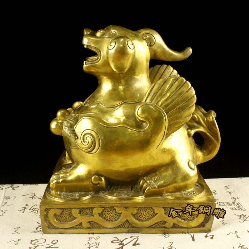 貔貅 高28特大方座 (9)