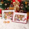 Caja de Regalo de Dulces de Navidad Copo de Nieve Turrón Galleta Embalaje de Regalo Caja de Regalo Caja Vacía Bolsita de Souvenir