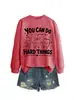 Você consegue, você tem isso. Amazon eBay site independente moda divertida moletom feminino outono e inverno