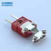 Mini plugue de tamanho pequeno com grampo de cabo metálico SMPW-C-M + PCLM-SMP Conector Americano OMGEA de tungstênio e rênio
