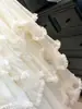 Falda de Malla Patchwork con Volantes Irregulares en Capas para Mujer, Estilo Delgado de Principios de Primavera, Falda Súper Hada tipo Pastel de Línea A Esponjosa