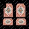 Alfombrilla Retro Persa para Coche Amazon Resistente al Desgaste Resistente a la Suciedad Alfombrilla Especial de Cuatro Piezas Etiquetado TEMU