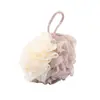 Bolas de baño grandes de dos colores Flor de baño bola de baño frotar la espalda Flor de baño bola de baño de combinación de colores súper suave bola de baño al por mayor