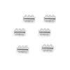 Accesorios de Joyería de Aleación DIY Hebilla de Conexión Magnética Hebilla de Muelle de Doble Fila Múltiple Hebilla de Conexión para Pulsera Collar W291
