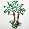 Colgantes y adornos de decoración de pared de hierro forjado transfronterizos, artesanías de metal, venta directa del fabricante, siluetas cortadas con láser y pintadas con UV