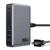 Cargador de Nitruro de Galio al por Mayor Transfronterizo Estación de Carga de Escritorio Universal Multi-Puerto para Tablets y Laptops Cargador de 300W